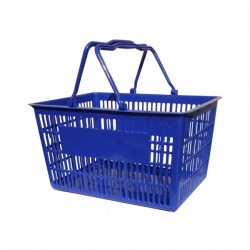 CANASTO DE MANO MANILLAR PLASTICO 28 LITROS