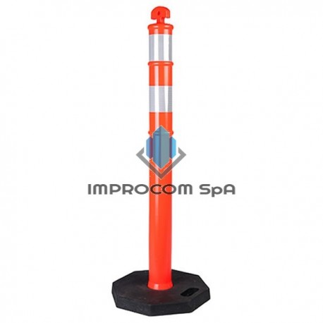 HITO PVC DELINEADOR 2 CINTAS 115 CM