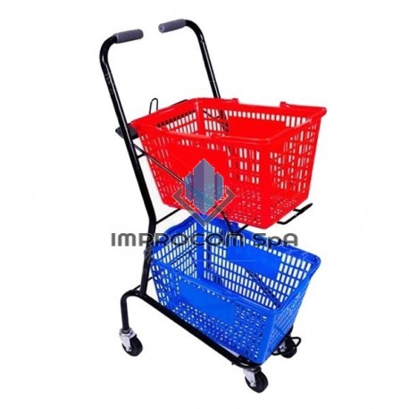 CARRO JAPONES 2 CANASTOS 60 LITROS