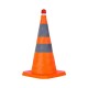 CONO DE SEGURIDAD 70 CM RETRÁCTIL CON BALIZA
