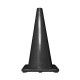 CONO DE SEGURIDAD 36" / 90 CM NEGRO