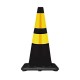 CONO DE SEGURIDAD 36" / 90 CM NEGRO