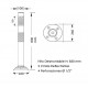 HITO PVC DESMONTABLE 83 CM