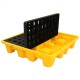 PALLET ANTIDERRAME 4 TAMBORES 250 LITROS
