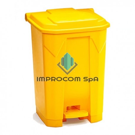 BASURERO PEDAL CENTRAL 100 LITROS