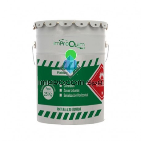 PINTURA TRÁFICO BASE AGUA COLOR VERDE