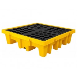 PALLET ANTIDERRAME 4 TAMBORES 250 LITROS