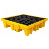 PALLET ANTIDERRAME 4 TAMBORES 250 LITROS